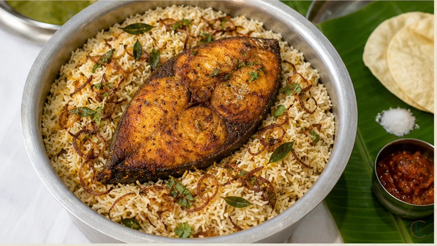Kerala Fish Dum Biryani